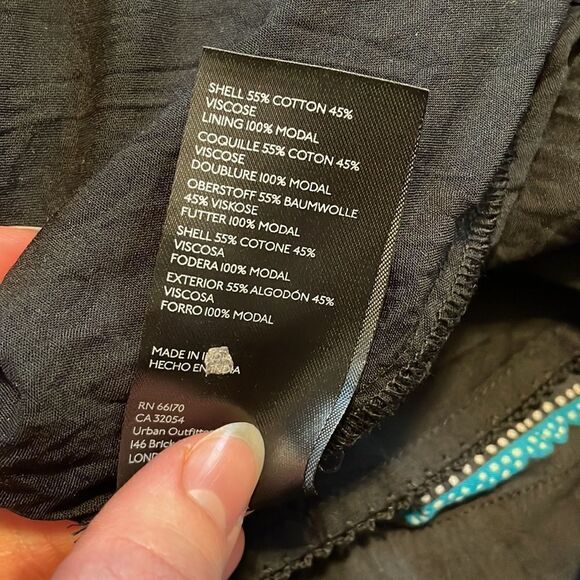 Anthropologie Deep V Tunic Mini Dress Cheetah MP - Picture 7 of 9